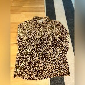 Harlow vintage animal print pullover